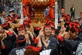 The Mikoshi is worn by women in Kanda Matsuri Royalty Free Stock Photo