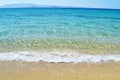 Mikri Vigla beach Naxos island Greece Royalty Free Stock Photo