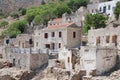 Mikro Chorio village, Tilos Royalty Free Stock Photo