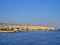 Mikrolimano bay with Palacio Faliro in background. Attica, Greece.