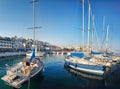 Mikrolimano is a harbor of Piraeus, Greece Royalty Free Stock Photo