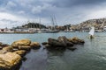 Mikrolimano port in Piraeus - Greece Royalty Free Stock Photo