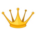 Milady crown icon, cartoon style Royalty Free Stock Photo