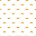 Milady crown pattern seamless Royalty Free Stock Photo