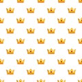 Milady crown pattern seamless Royalty Free Stock Photo