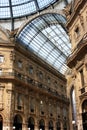 Milan arcade Royalty Free Stock Photo