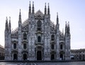 Milan architecture, Cathedral church Milano Duomo, Italy Royalty Free Stock Photo