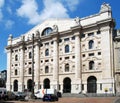 Milan - The Borsa Italiana in Business Square Royalty Free Stock Photo