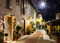 milan canal navigli at Christmas time