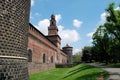 Milan - Castello Sforzesco, Sforza Castle Royalty Free Stock Photo