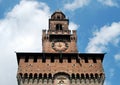 Milan - Castello Sforzesco, Sforza Castle Royalty Free Stock Photo