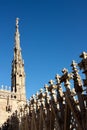 Milan Cathedral, Detail Royalty Free Stock Photo