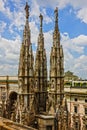 Milan Cathedral Duomo di Milano architecture, Lombardy, Italy Royalty Free Stock Photo