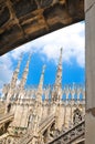 Milan Cathedral in Italy Royalty Free Stock Photo