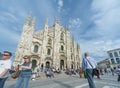 Milan Cathedral at Piazza Duomo, Italy Royalty Free Stock Photo