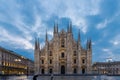 The Milan Cathedral is the seat of the Archbishop of Milan and located in the heart of town and built in a gothic style