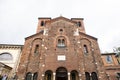 Milan. Church of San Sepolcro in Milan Chiesa di San Sepolcro. Facade with Entrance Inside