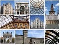 Milan collage Royalty Free Stock Photo