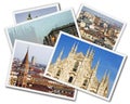 Milan Collage Royalty Free Stock Photo