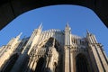 Milan Dome View Royalty Free Stock Photo