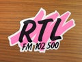 MILAN - FEB 2020: RTL FM 102.5 Mhz radio logo