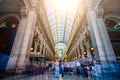 Milan Gallery full of tourists Royalty Free Stock Photo