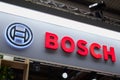 Bosch sign at Salone del Mobile during Milan Design Week