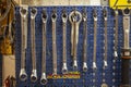 Mechanic tools hanging
