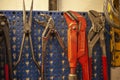 Mechanic tools hanging