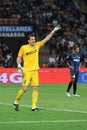 Samir Handanovic during the match