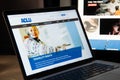 Milan, Italy - August 15, 2018: ACLU NGO website homepage. ACLU Royalty Free Stock Photo