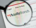 Milan, Italy - August 10, 2017: Acuity Brands website homepage.