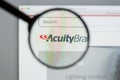 Milan, Italy - August 10, 2017: Acuity Brands website homepage.