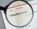 Milan, Italy - August 10, 2017: Acuity Brands website homepage.