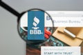 Milan, Italy - August 10, 2017: BBB website homepage. It is a no