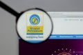 Milan, Italy - August 10, 2017: Bharat Petroleum logo on the web