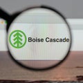 Milan, Italy - August 10, 2017: Boise Cascade logo on the website homepage.