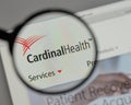 Milan, Italy - August 10, 2017: Cardinal Health logo on the webs