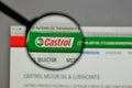 Milan, Italy - August 10, 2017: Castrol logo on the website hom