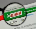 Milan, Italy - August 10, 2017: Castrol logo on the website hom