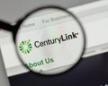 Milan, Italy - August 10, 2017: Century Link logo on the website