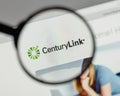 Milan, Italy - August 10, 2017: Century Link logo on the website