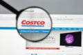 Milan, Italy - August 10, 2017: Costco.com website homepage. It