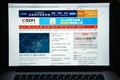 Milan, Italy - August 10, 2017: Csdn website homepage. It is one