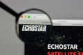 Milan, Italy - August 10, 2017: EchoStar logo on the website ho Royalty Free Stock Photo