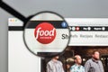 Milan, Italy - August 10, 2017: Foodnetwork website homepage. It