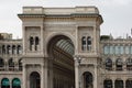 Milan, Italy - August 27 2023: Galleria Vittorio Emanuele II on the Piazza del Duomo Royalty Free Stock Photo