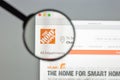 Milan, Italy - August 10, 2017: Homedepot.com website homepage.