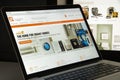 Milan, Italy - August 10, 2017: Homedepot.com website homepage.