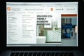 Milan, Italy - August 10, 2017: Homedepot.com website homepage.